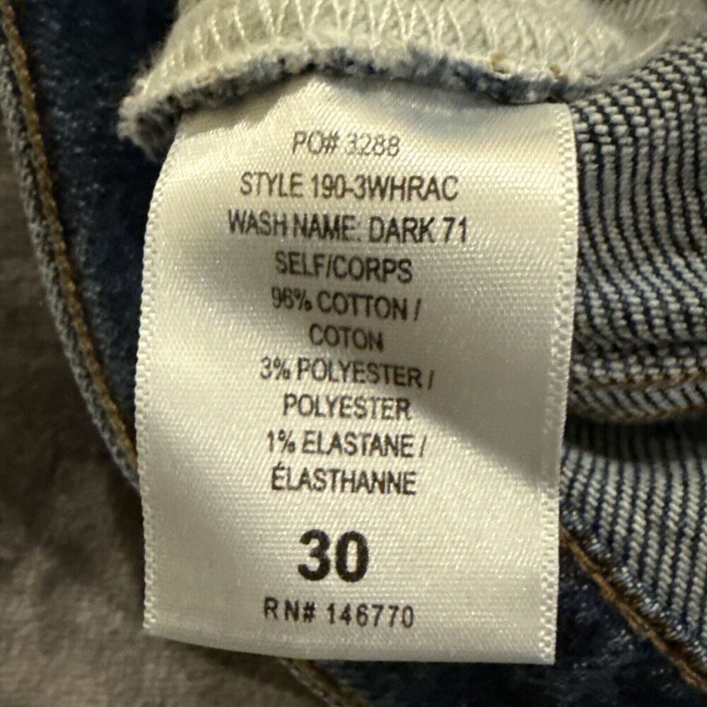 Re/Done Comfort Stretch High Rise Ankle Crop Jeans In Mid 70s. Size 30. - Picture 8 of 11